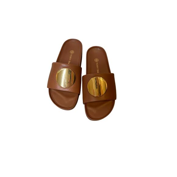 Tory Burch Patos platform slide-6.5 - Picture 1 of 5